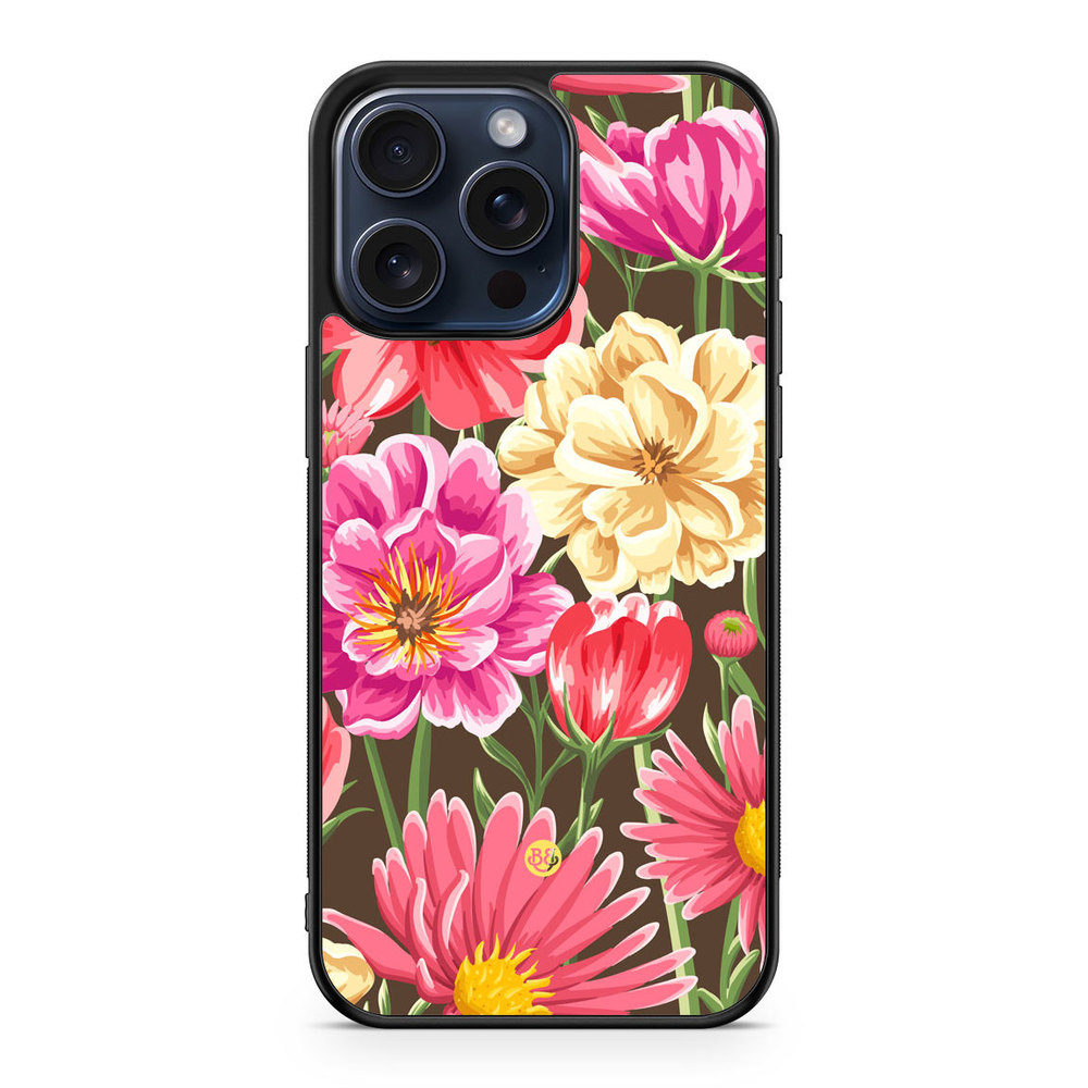 iPhone 15 Pro Max Case - Seamless Flowers