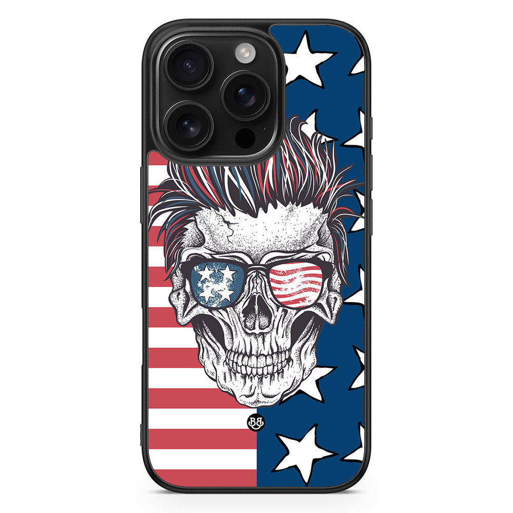 iPhone 16 Pro Case - USA Skull
