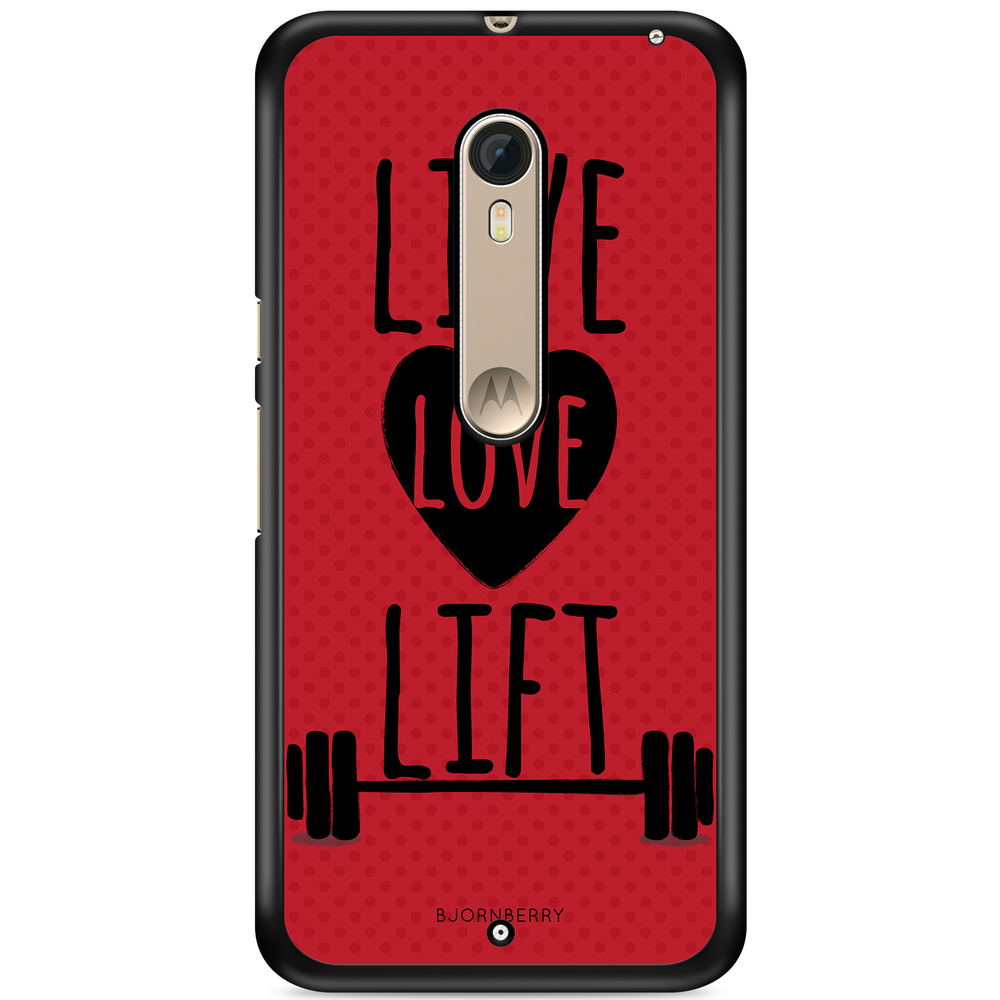 Moto X Style Case - Live Love Lift