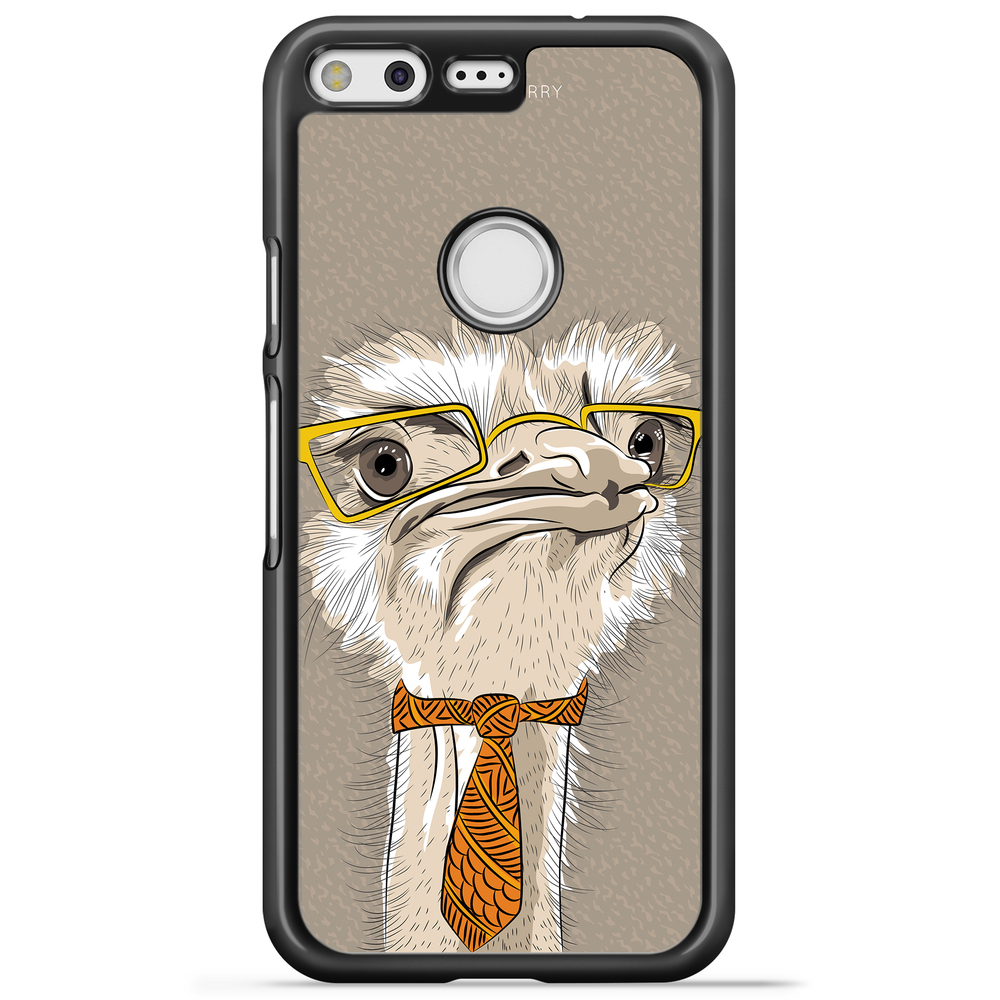 Google Pixel Case - Hipster Ostrich