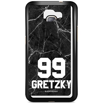 Samsung Galaxy J1 (2016) Skal Custom - Svart Marmor Nummer