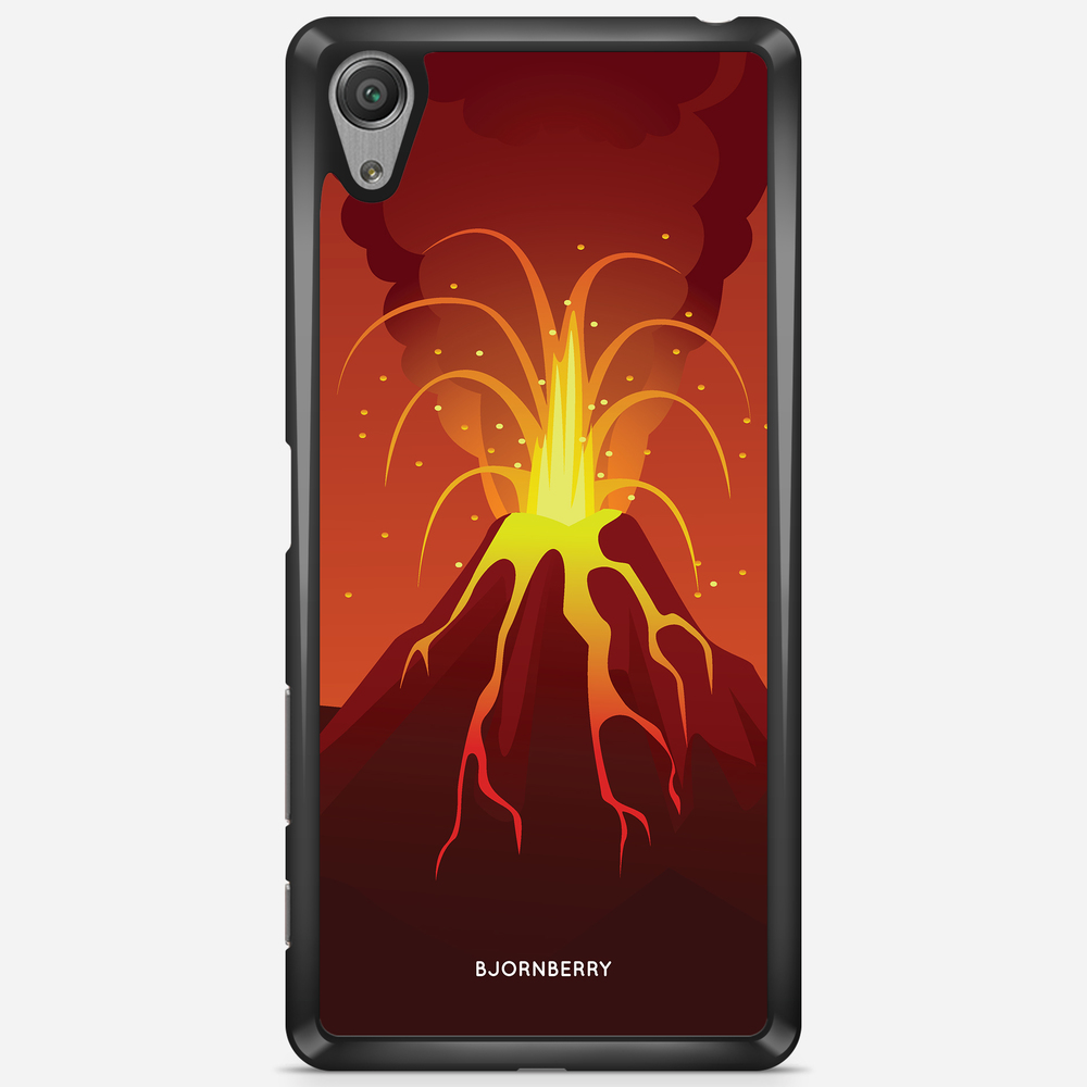 Sony Xperia X Performance Case - Cartoon Vulcano