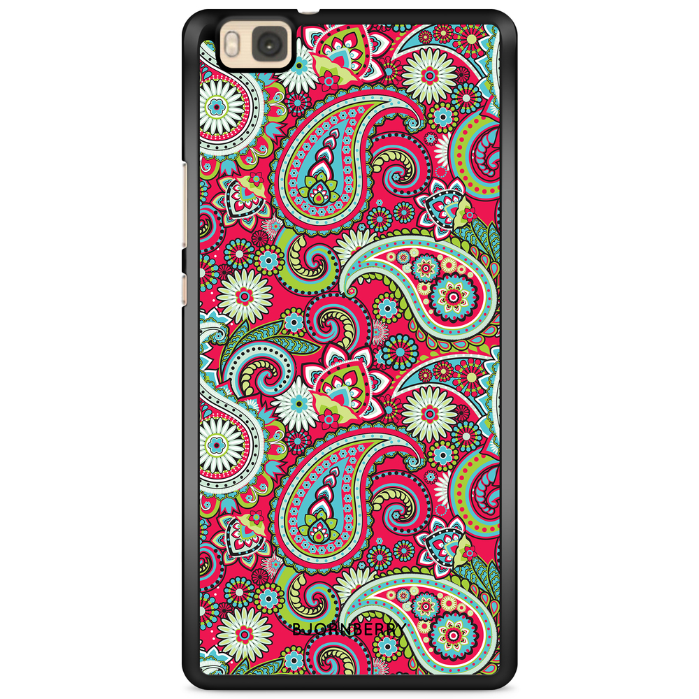 Huawei P8 Lite Case - Red Paisley