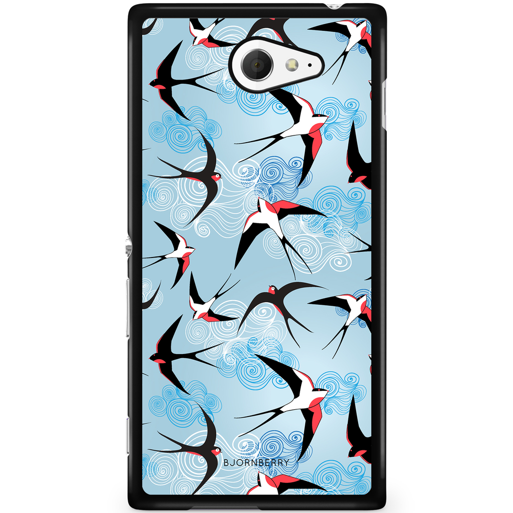 Sony Xperia M2 Aqua Case - Swallows