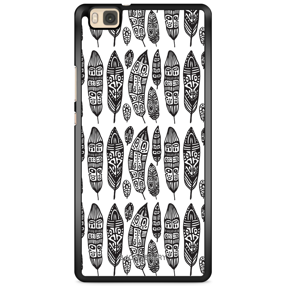 Huawei P8 Lite Case - Vintage Feathers