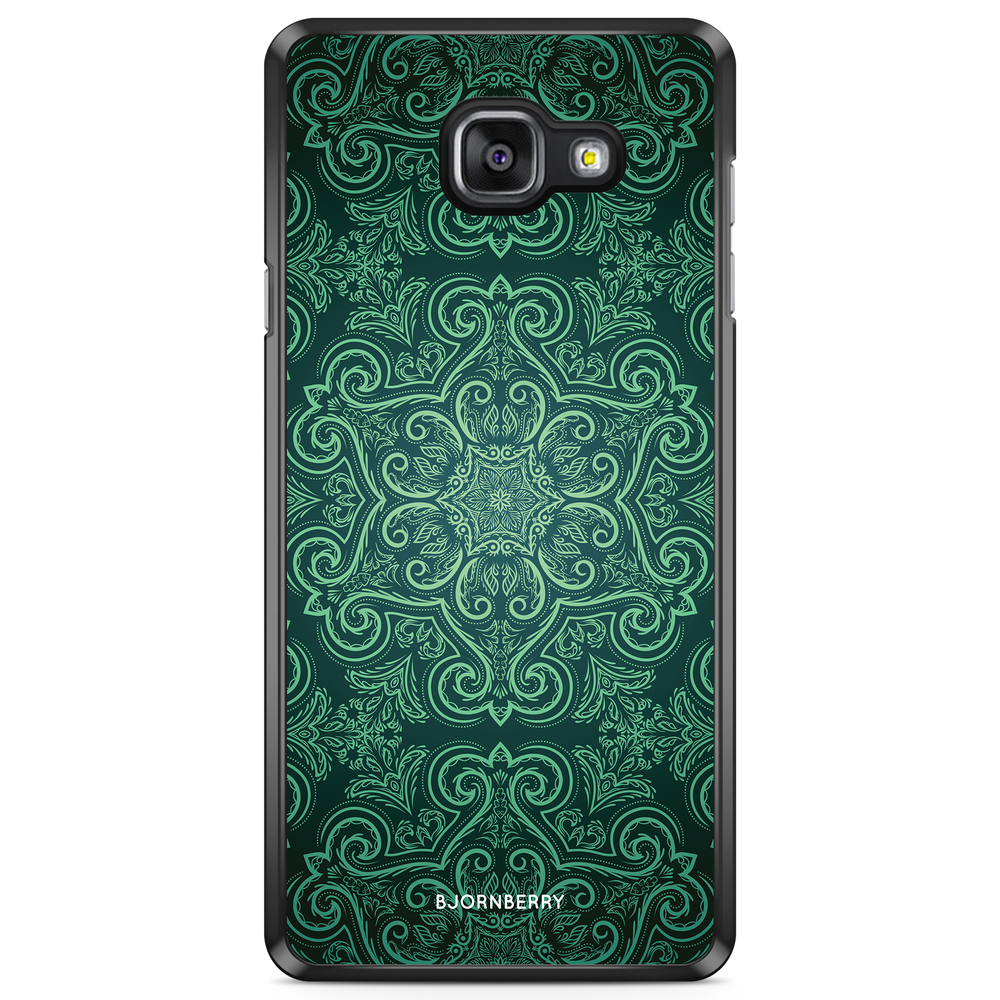 Samsung Galaxy A5 6 (2016) Case - Green Retro Pattern