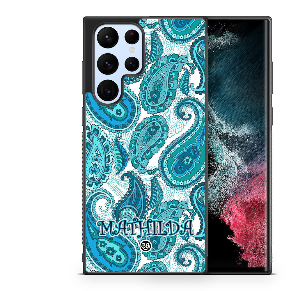 Samsung Galaxy S23 Ultra 5G Custom Case - Paisley Name