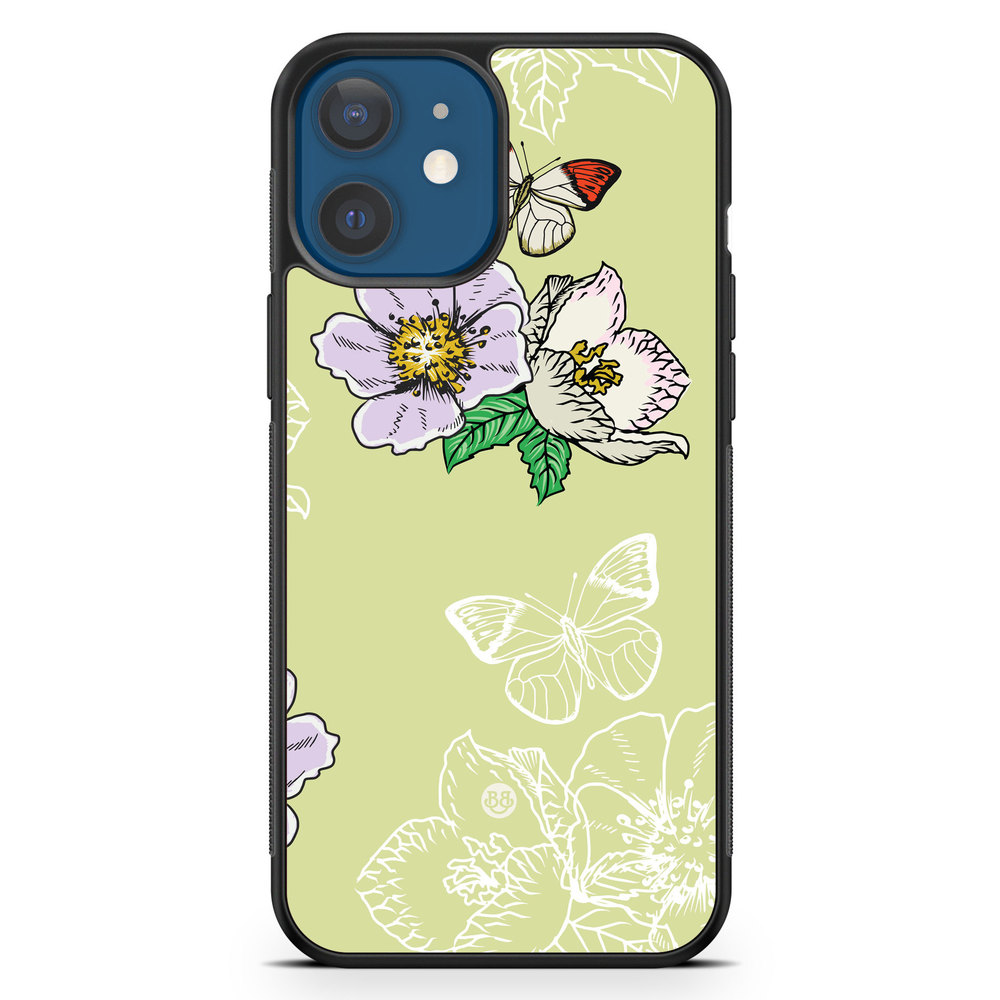 iPhone 12 Case - Butterfly Flower