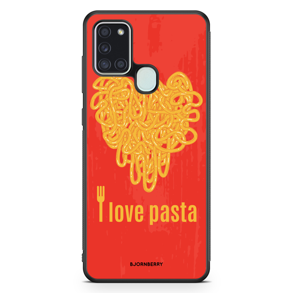 Samsung Galaxy A21s Case - I love pasta