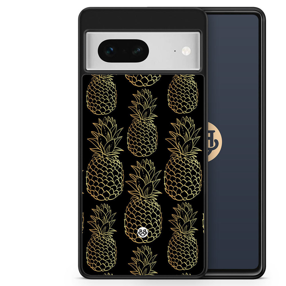Google Pixel 7 Case - Gold Pineapples