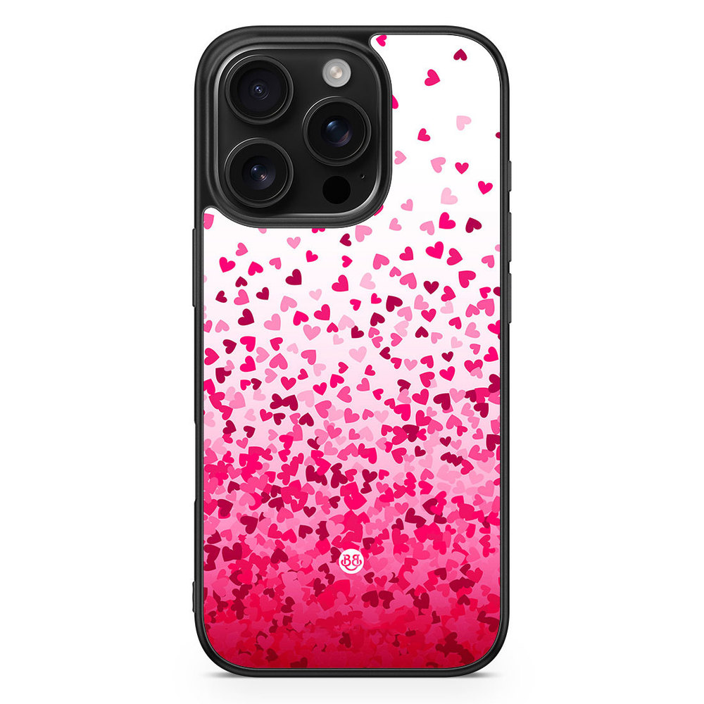 iPhone 16 Pro Case - Heart Confetti