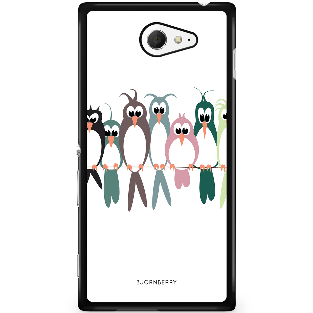 Sony Xperia M2 Aqua Case - Birds on a string