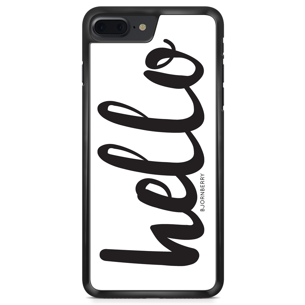 iPhone 8 Plus Case - Hello Black