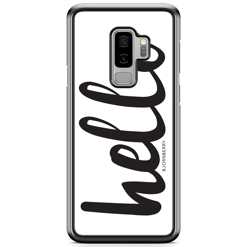 Samsung Galaxy S9 Plus Case - Hello Black