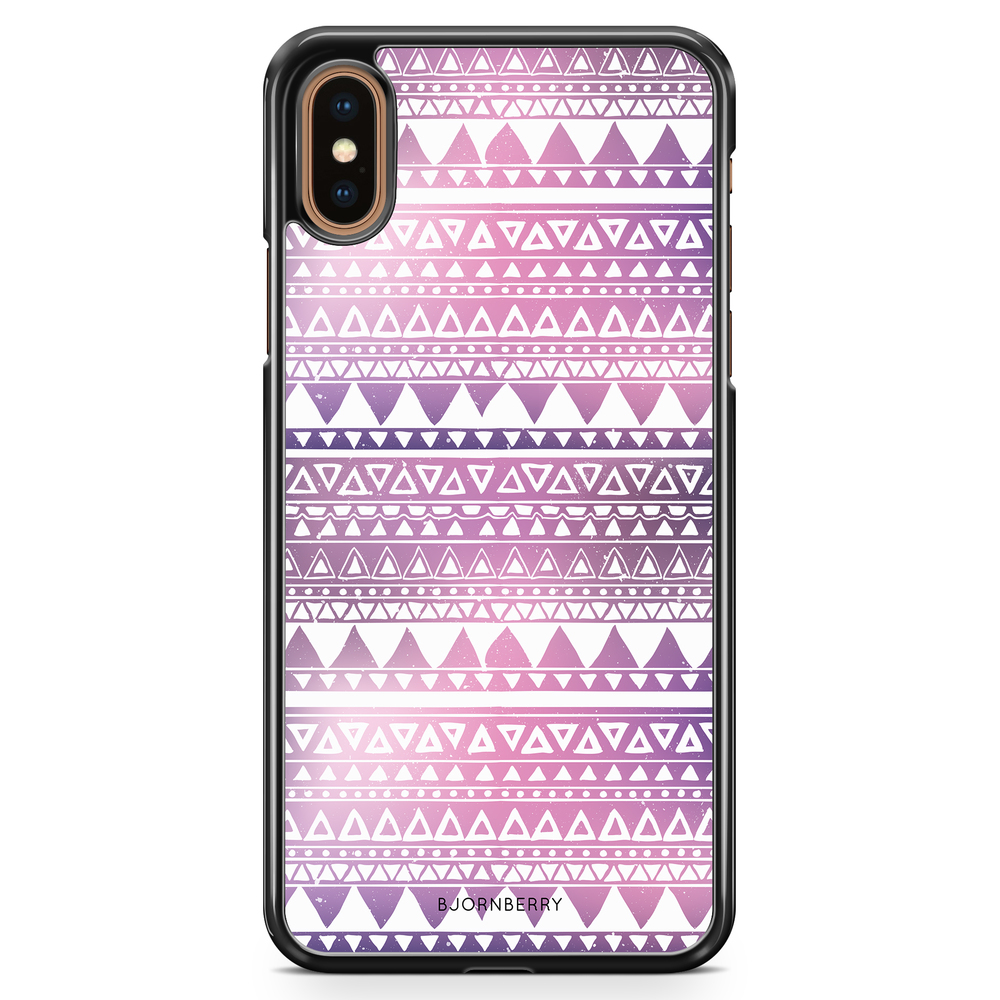 iPhone XS Max Case - Purple Aztec