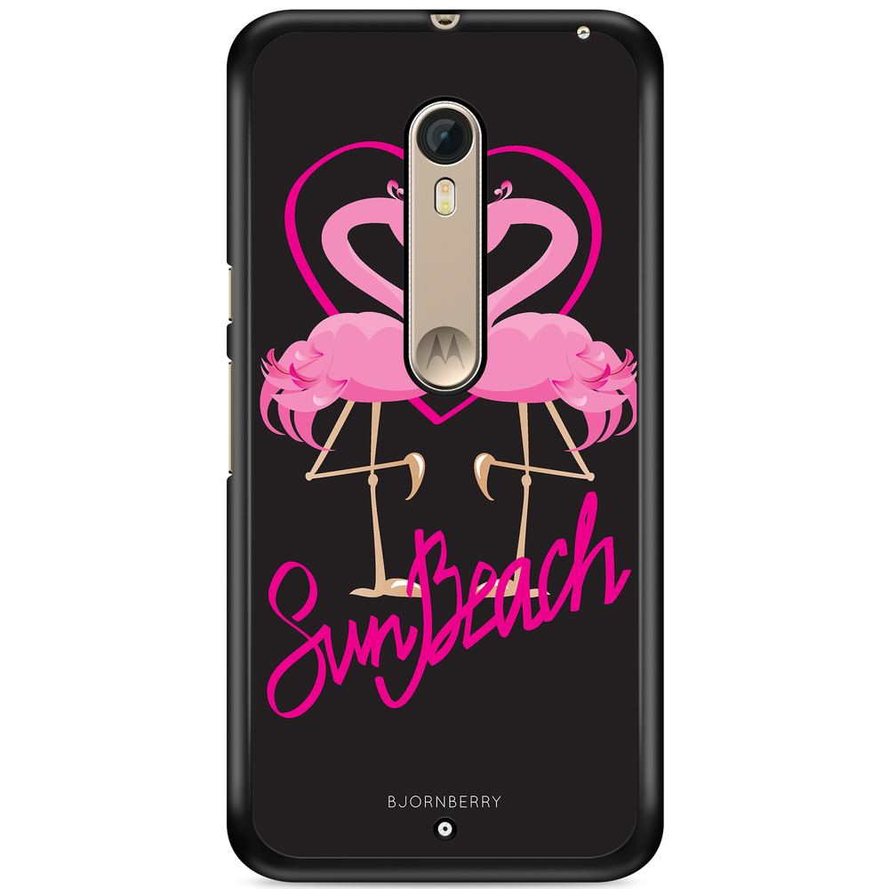 Moto X Style Case - Sun Beach Flamingo