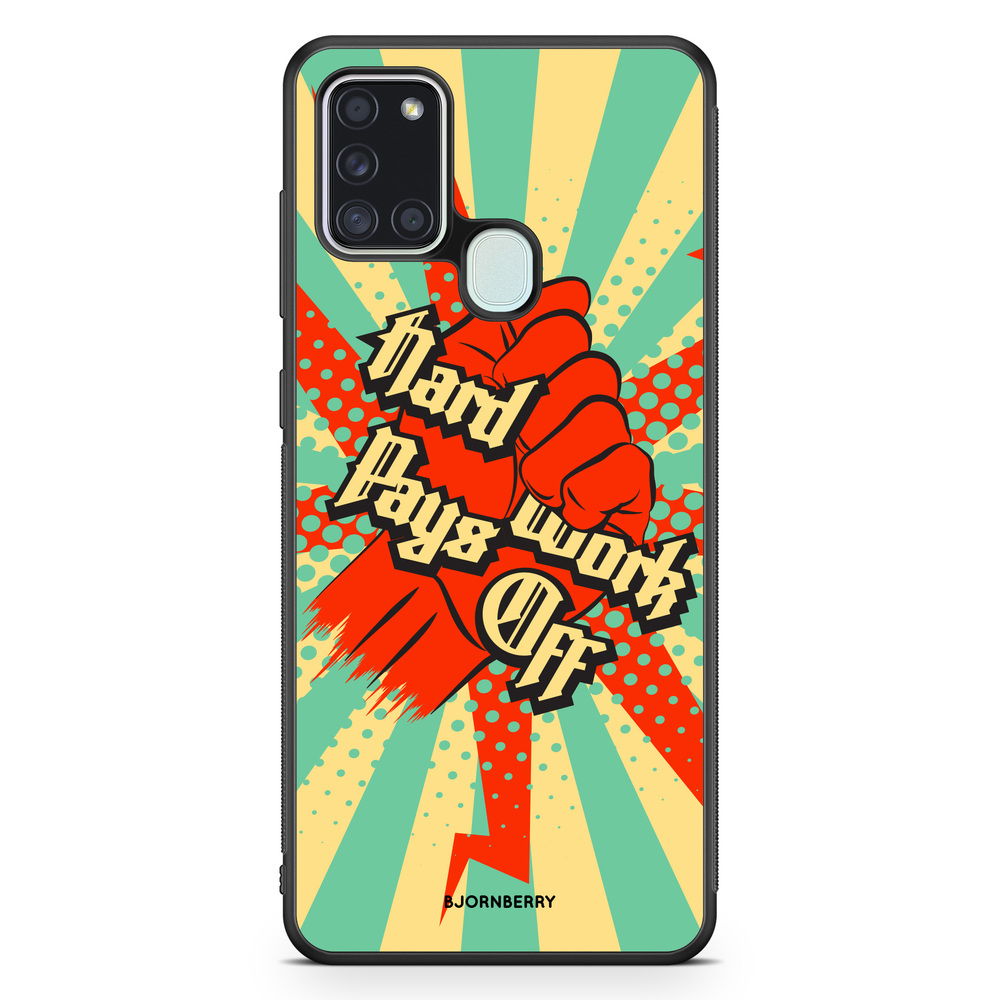 Samsung Galaxy A21s Case - Hard work