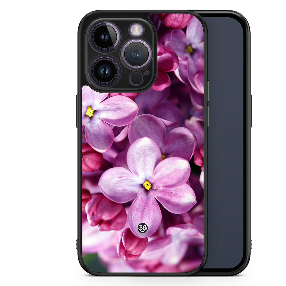 iPhone 14 Pro Case - Purple Spring Flower