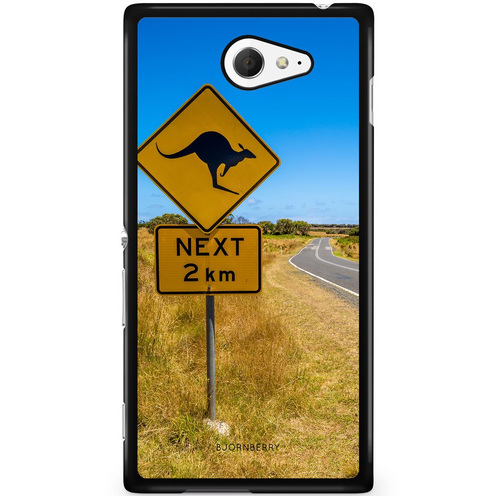 Sony Xperia M2 Aqua Case - Kangaroo Sign