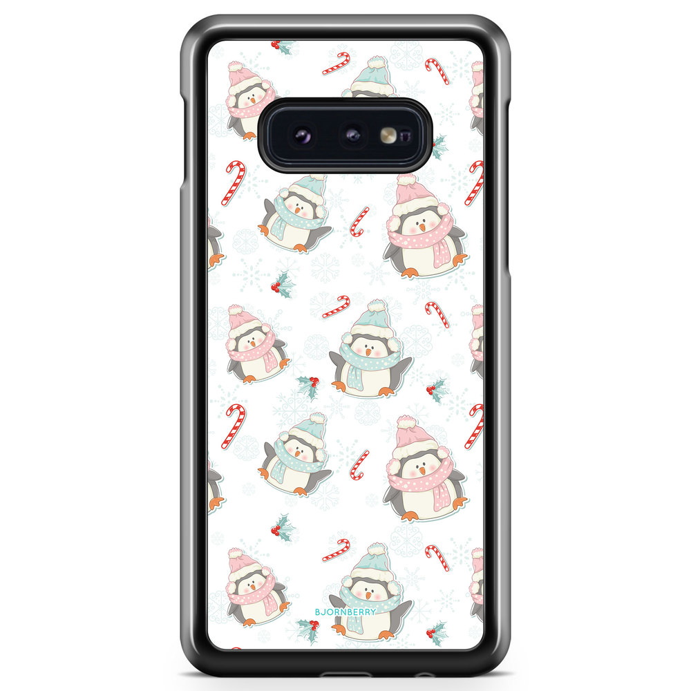 Samsung Galaxy S10e Case - Christmas Penguins