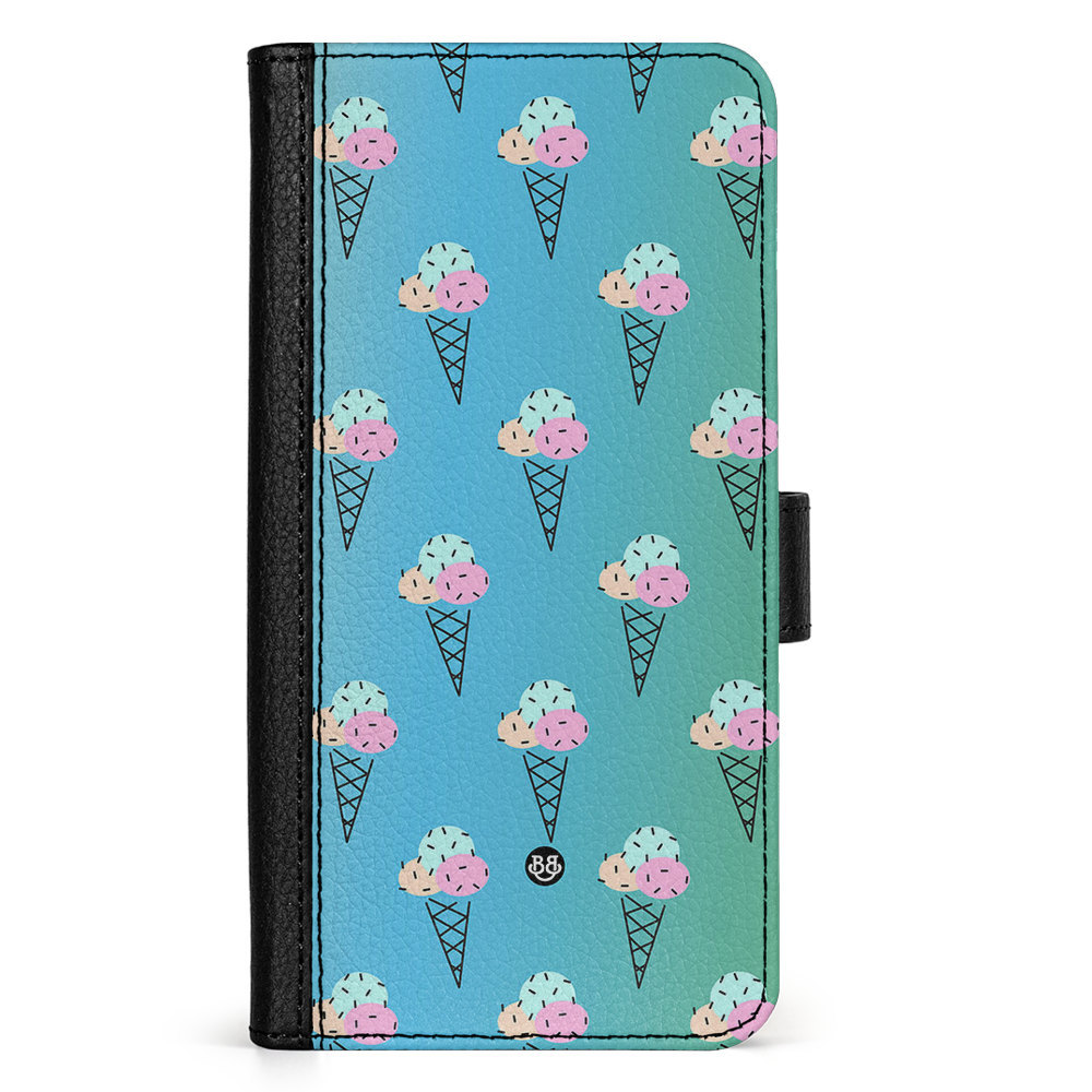 Samsung Galaxy A14 4G/5G Wallet Case - Ice Cream Pattern