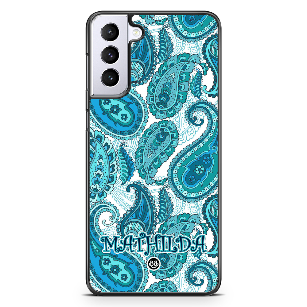 Samsung Galaxy S21 Plus Custom Case - Paisley Name