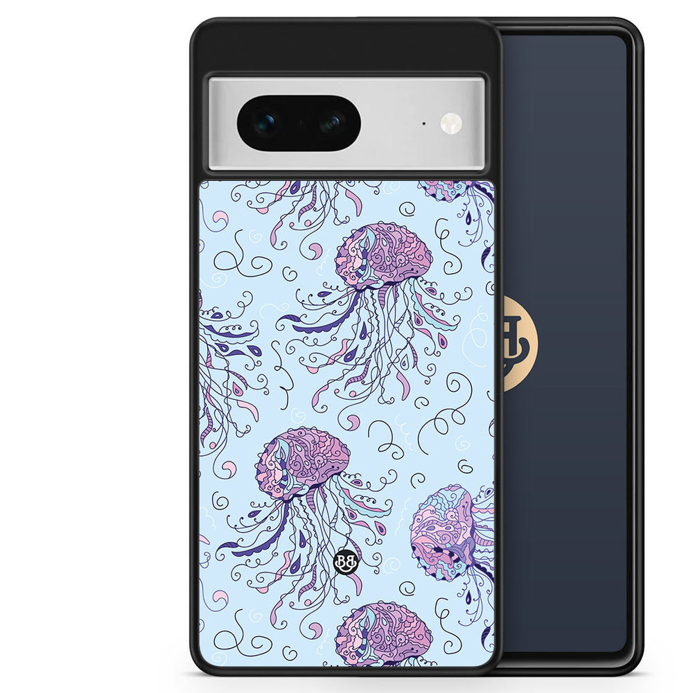 Google Pixel 7 Case - Jellyfish Pattern