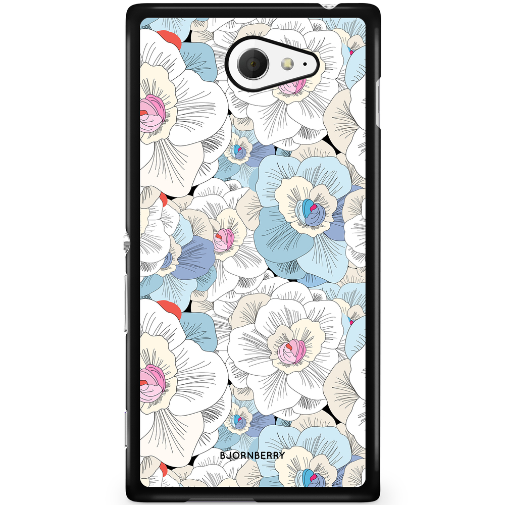 Sony Xperia M2 Aqua Case - Delicate Flowers