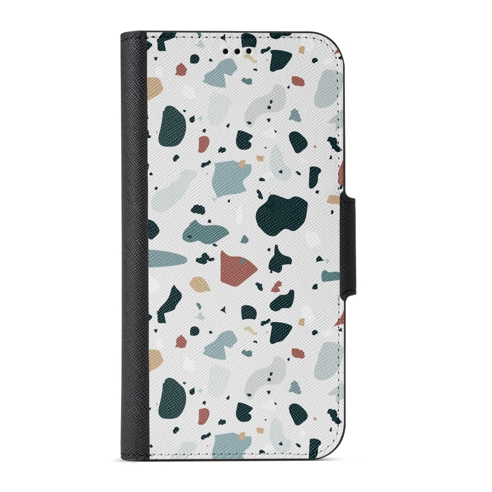 Magnetiskt Mobilskal iPhone 8/SE (2022/2022) Plånboksfodral - Terrazzo | Mobilskal & Mobilfodral BJORNBERRY
