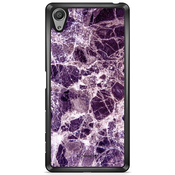 Sony Xperia L1 Skal - Lila Marmor