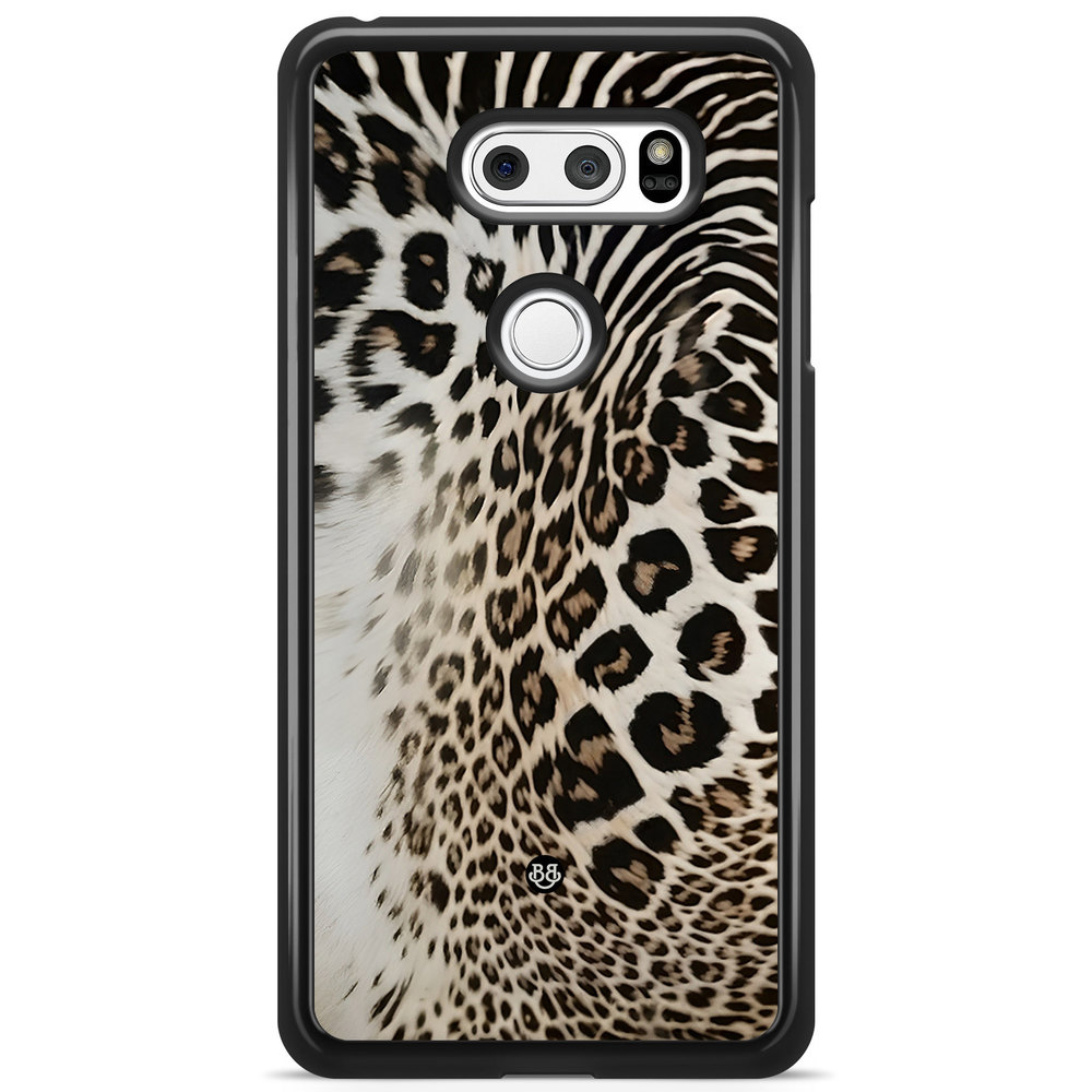 LG V30 Case - WILD BLOOM - Leopard Fade
