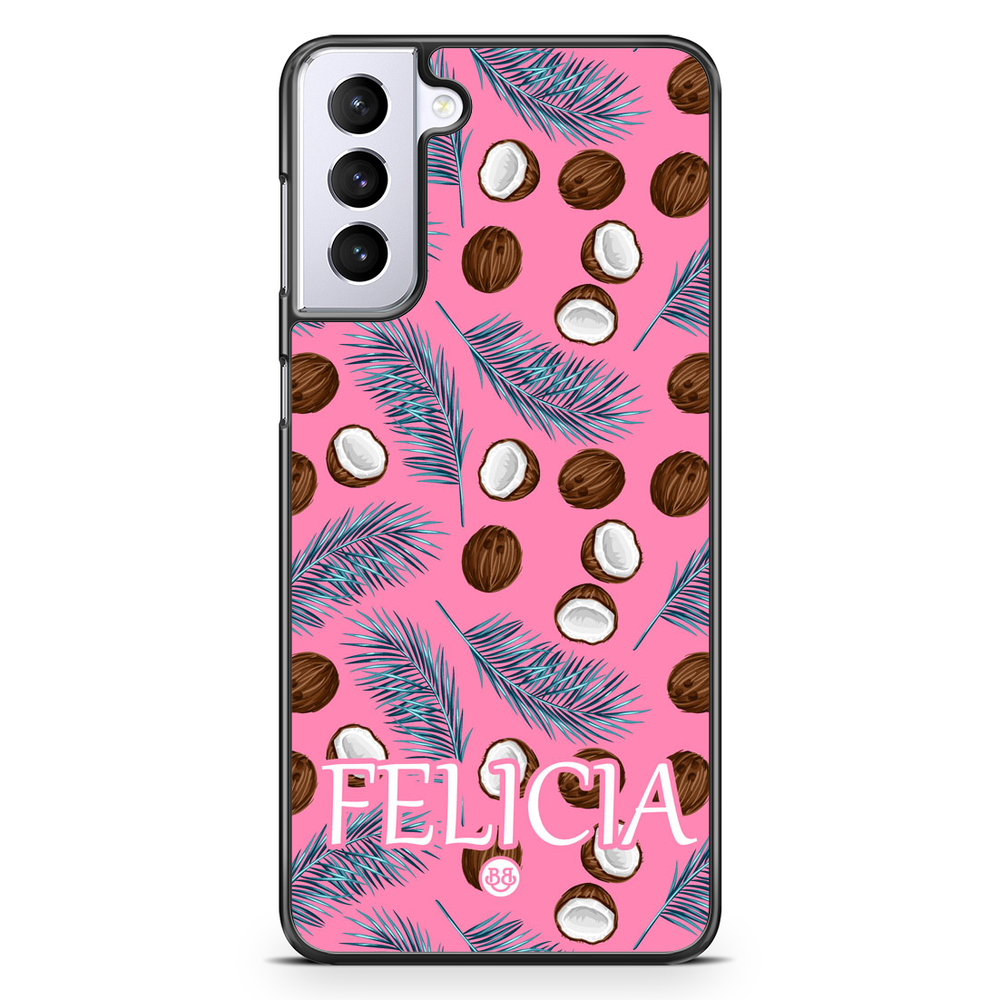 Samsung Galaxy S21 Plus Custom Case - Tropical Name