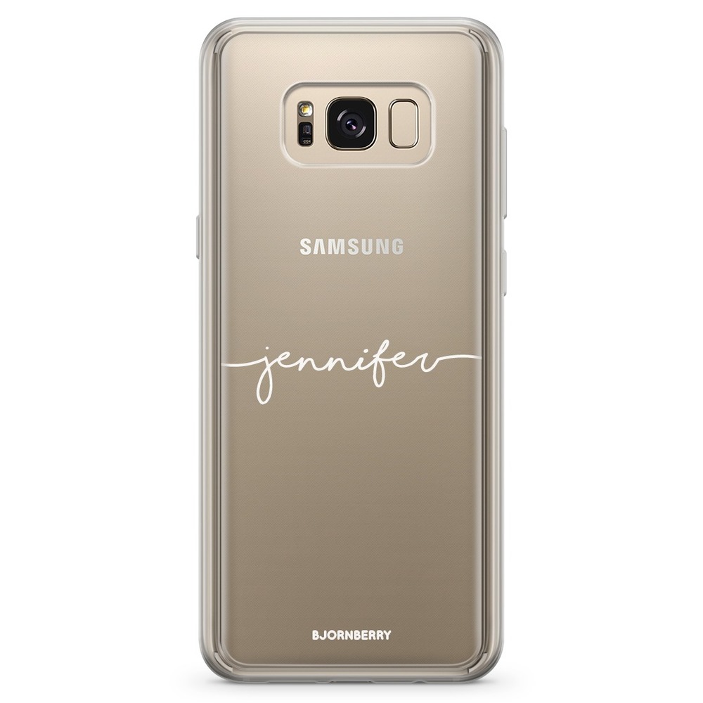 Samsung Galaxy S8 Plus Case Fashion Custom - Name White