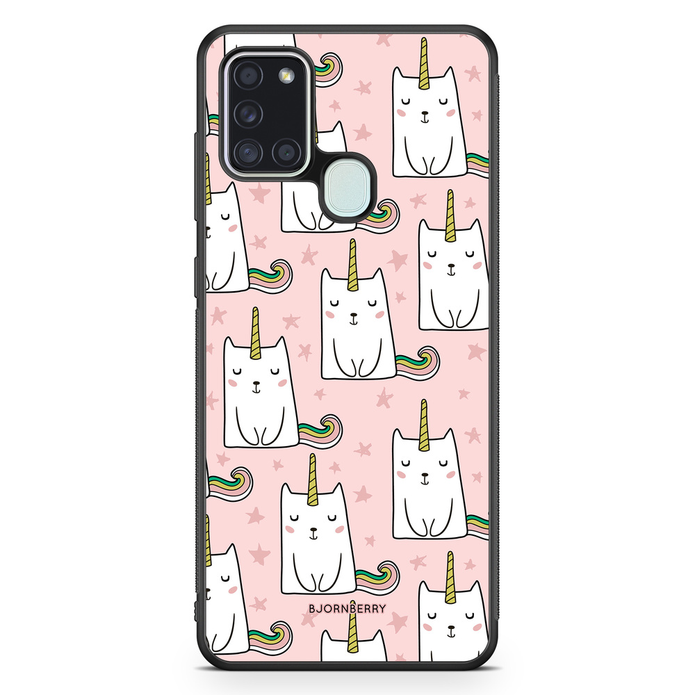 Samsung Galaxy A21s Case - Cat Unicorn