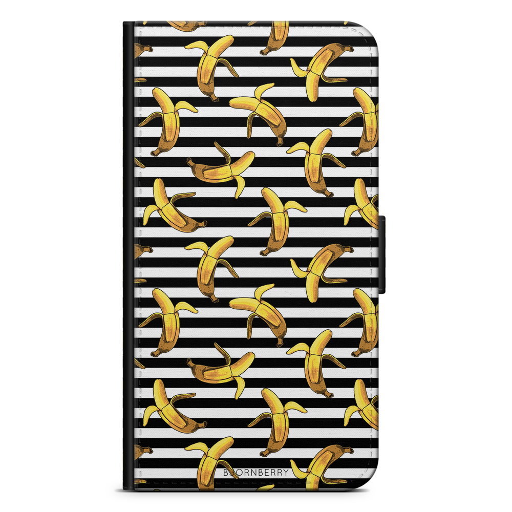 Samsung Galaxy Core Prime Wallet Case - Banana Pattern