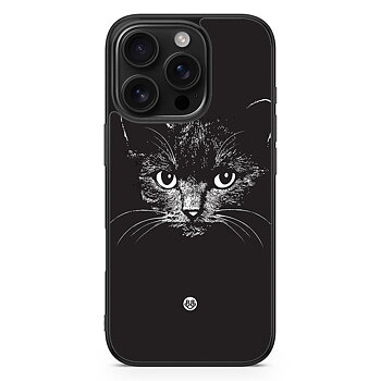 iPhone 16 Pro Skal - Svart/vit katt