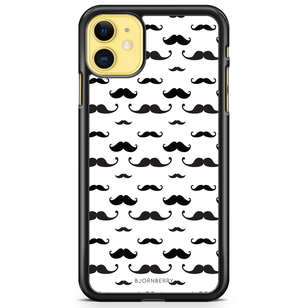 iPhone 11 Case - Mustache Pattern