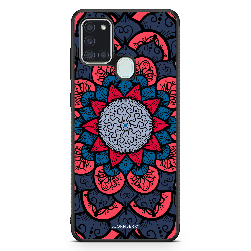 Samsung Galaxy A21s Case - Blue Mandala