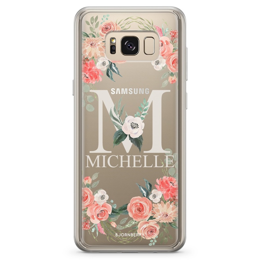 Samsung Galaxy S8 Plus Case Fashion Custom - Monogram Name