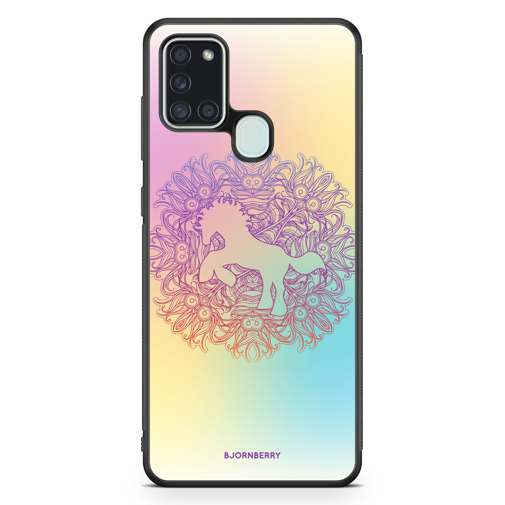 Samsung Galaxy A21s Case - Rainbow Unicorn