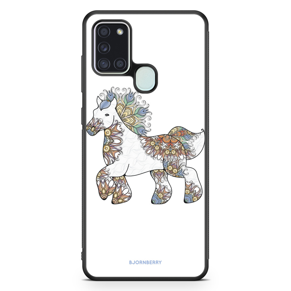 Samsung Galaxy A21s Case - Flower Unicorn