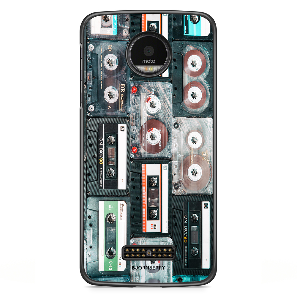 Moto Z2 Play Case - Audio Cassette