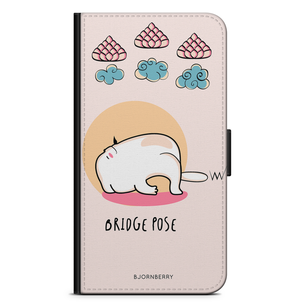 Sony Xperia XA2 Ultra Plånboksfodral - Yoga Cat Bridge Pose | Mobilskal & Mobilfodral BJORNBERRY