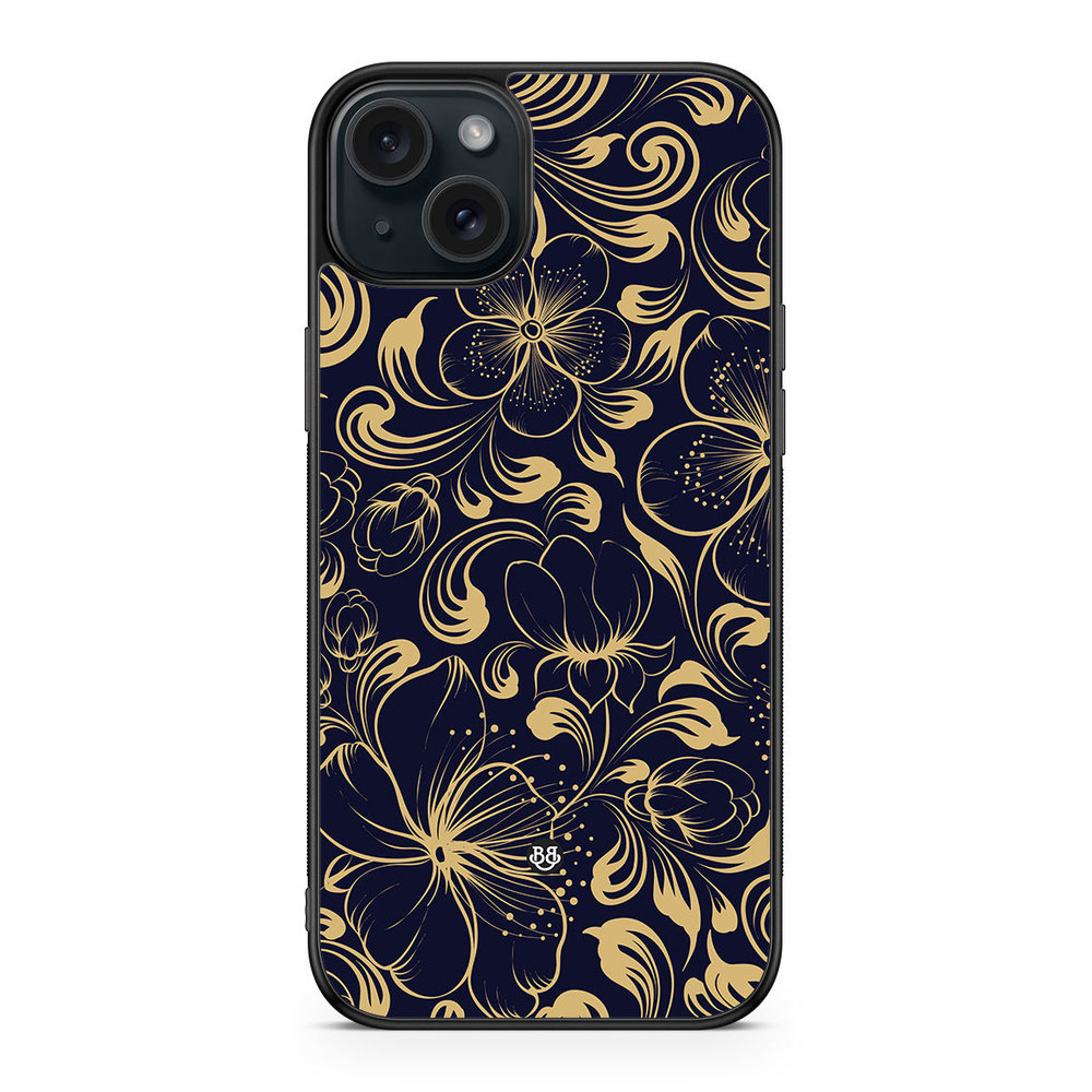 iPhone 15 Plus Case - Blue Flowers