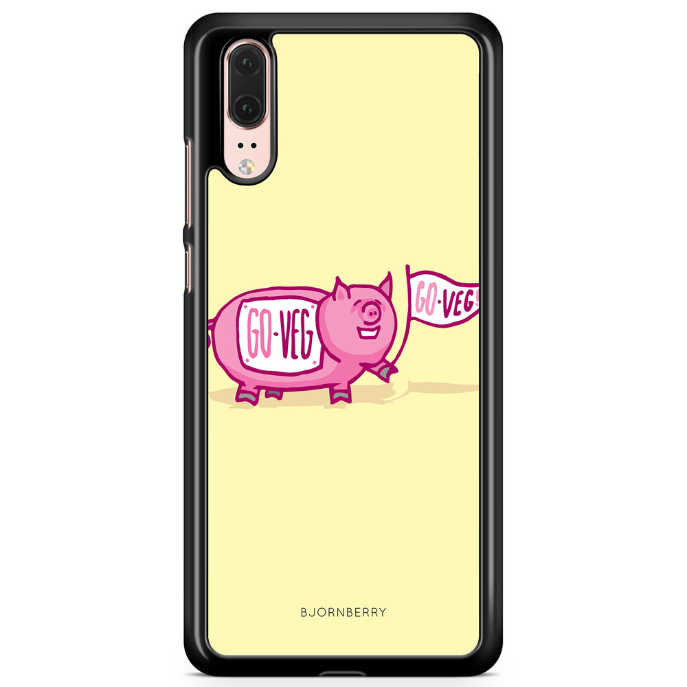 Huawei P20 Case - Pink Pig