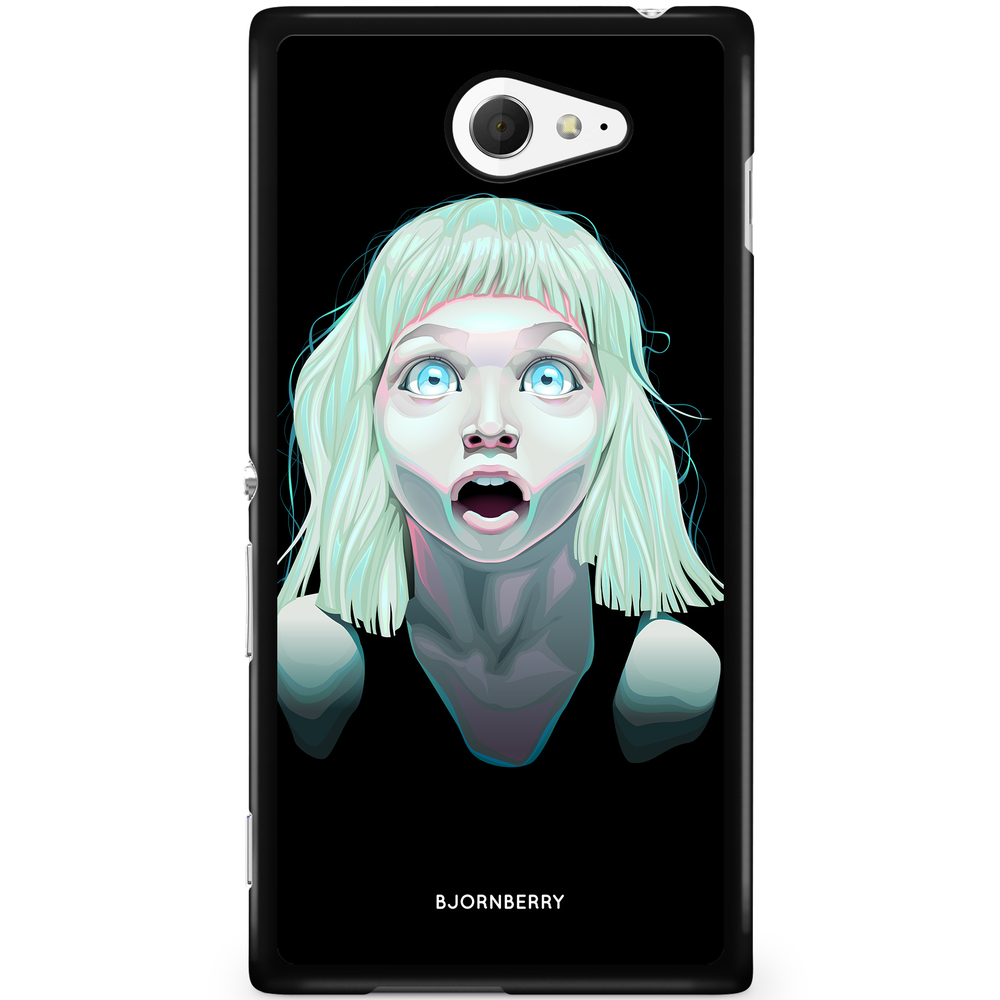 Sony Xperia M2 Aqua Case - Girl With Open Eyes