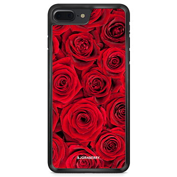 iPhone 8 Plus Skal - Röda Rosor