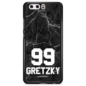 Huawei P10 Plus Case Custom - Black Marble Number