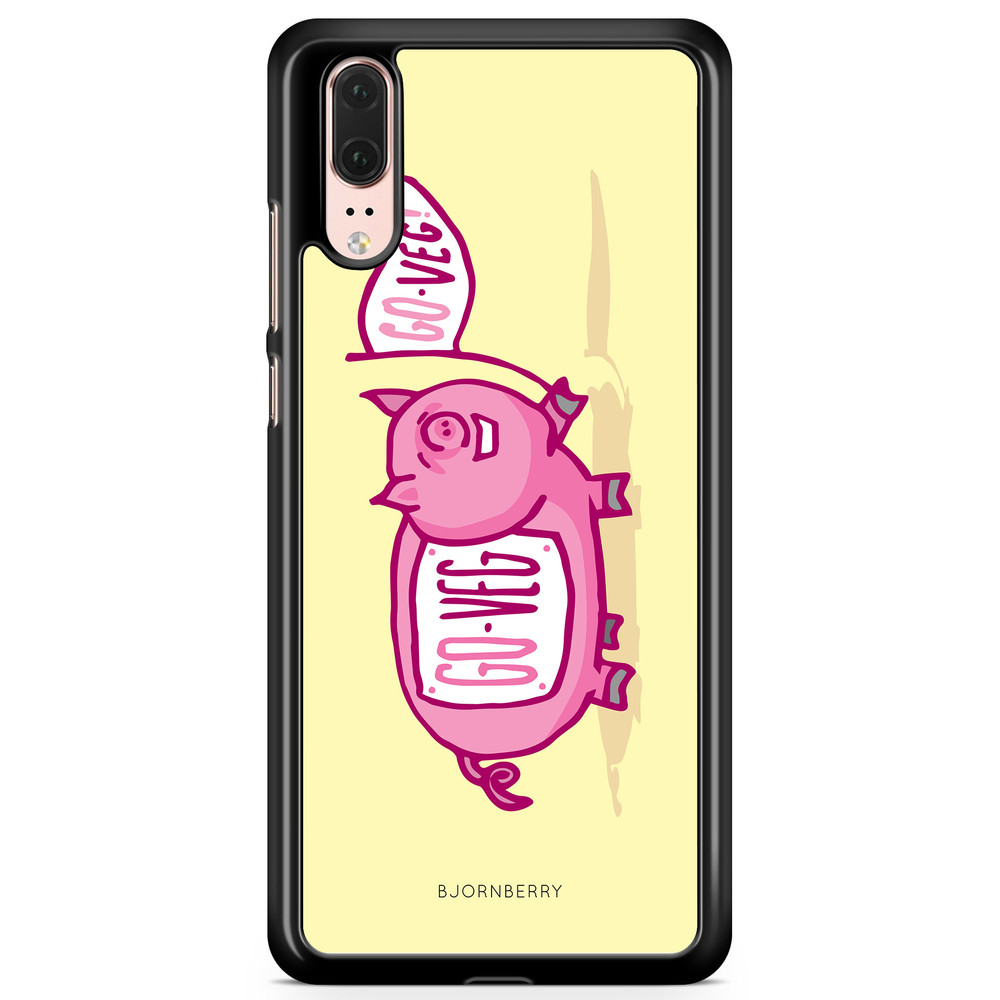 Huawei P20 Case - Pink Pig