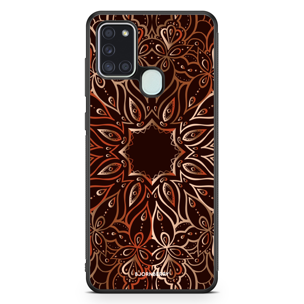 Samsung Galaxy A21s Case - Bronze Mandala